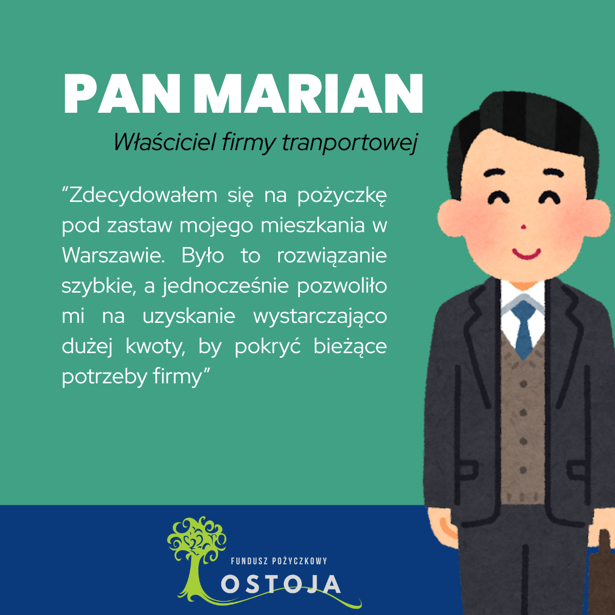 Pożyczki pod zastaw nieruchomości – doświadczenia Pana Mariana, właściciela firmy transportowej z Warszawy